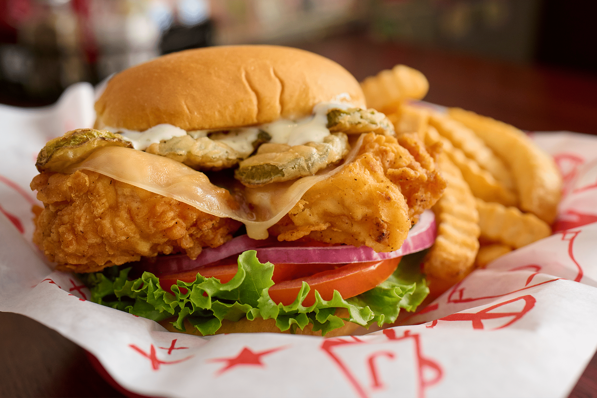 Fried Pickle Chicken Sandwich